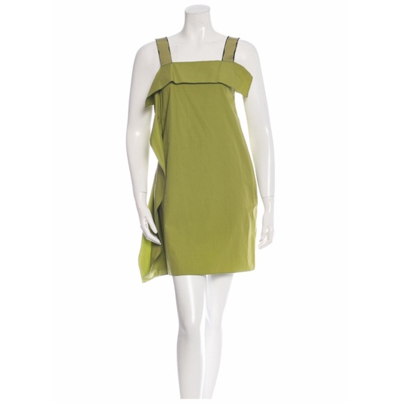 New! BOTTEGA VENETA Assenzio Cotton Dress - Picture 1 of 8